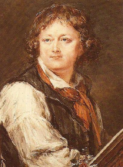 Peter Adolf Hall Self-portrait oil painting image
